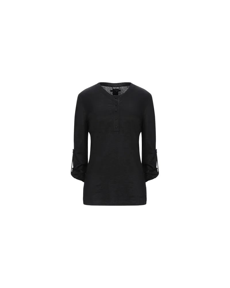 Tom Ford TOPS - T-shirtsauf YOOX.COM Schwarz