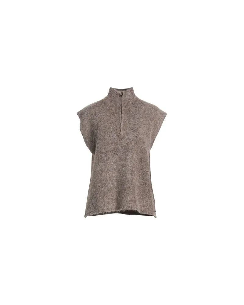 Majestic STRICKWAREN - Rollkragenpulloverauf YOOX.COM Khaki