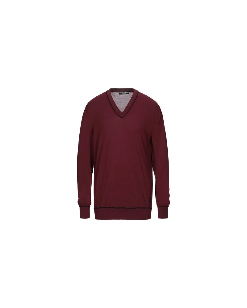 Dolce & Gabbana STRICKWAREN - Pulloverauf YOOX.COM Bordeaux