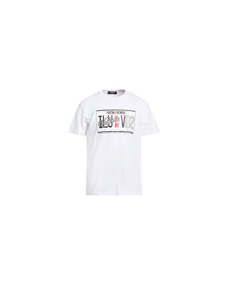 Dsquared2 TOPS - T-shirtsauf YOOX.COM Weiß