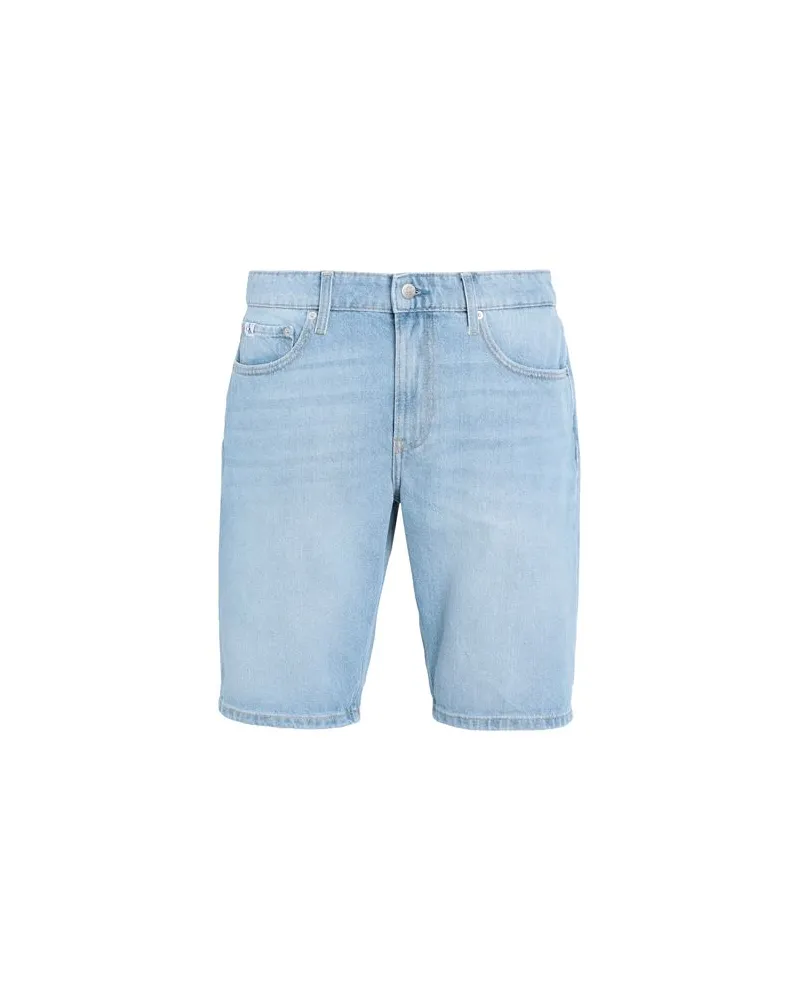 Calvin Klein HOSEN & RÖCKE - Jeansshortsauf YOOX.COM Blau
