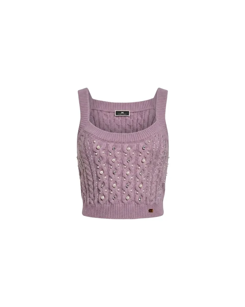 Elisabetta Franchi TOPS - Topsauf YOOX.COM Violett