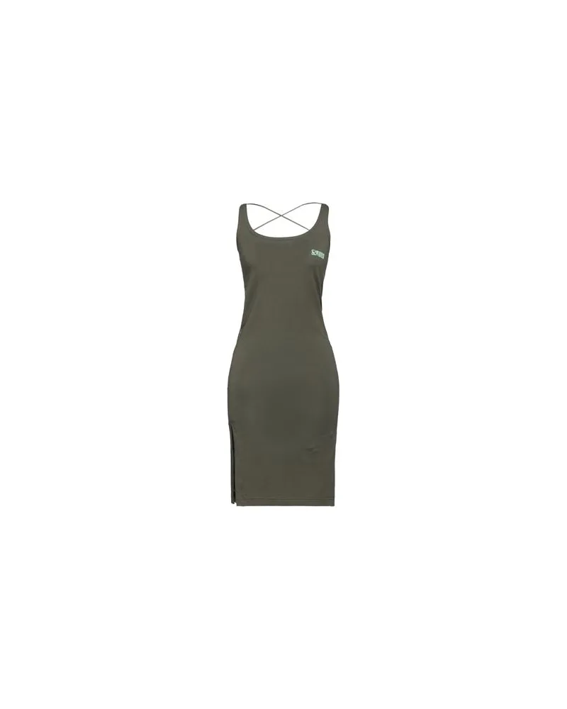 Ciesse Piumini KLEIDER - Mini-Kleiderauf YOOX.COM Militärgrün