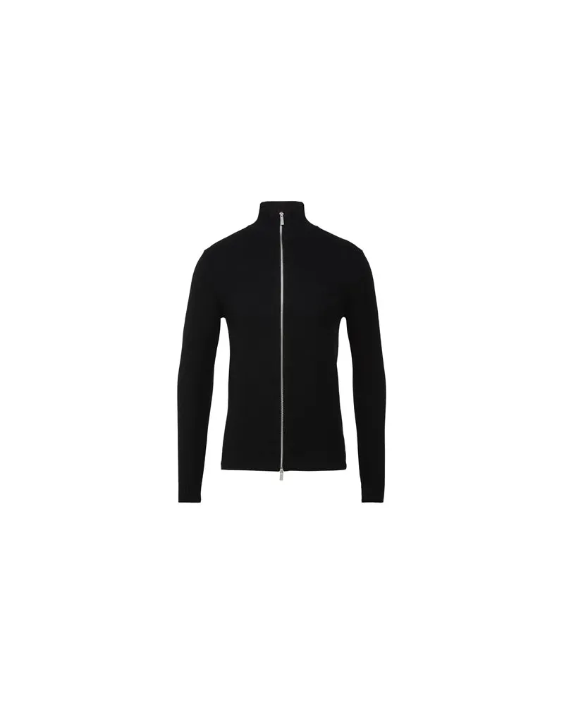Selected Homme STRICKWAREN - Strickjackenauf YOOX.COM Schwarz
