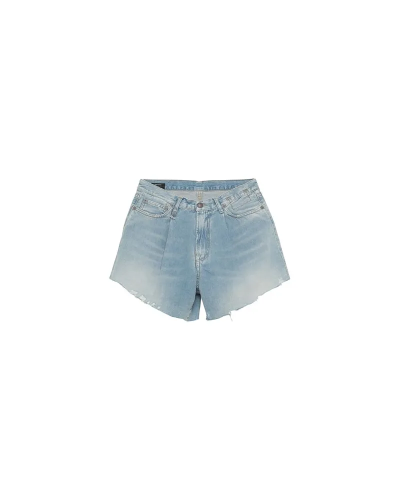 R13 HOSEN & RÖCKE - Jeansshortsauf YOOX.COM Blau