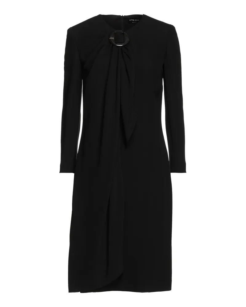 Giorgio Armani Midi-Kleid Schwarz