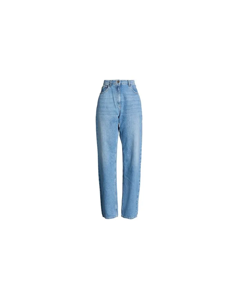Elisabetta Franchi HOSEN & RÖCKE - Jeanshosenauf YOOX.COM Blau