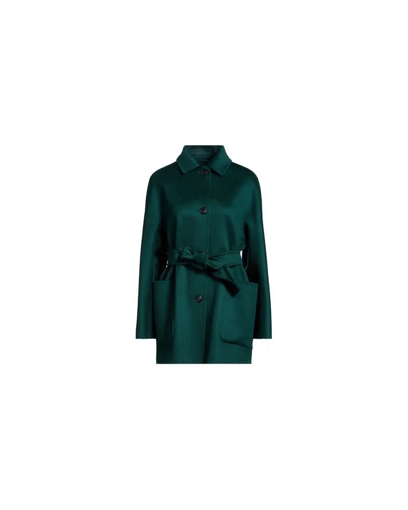 Max Mara JACKEN & MÄNTEL - Mäntelauf YOOX.COM Dunkelgrün