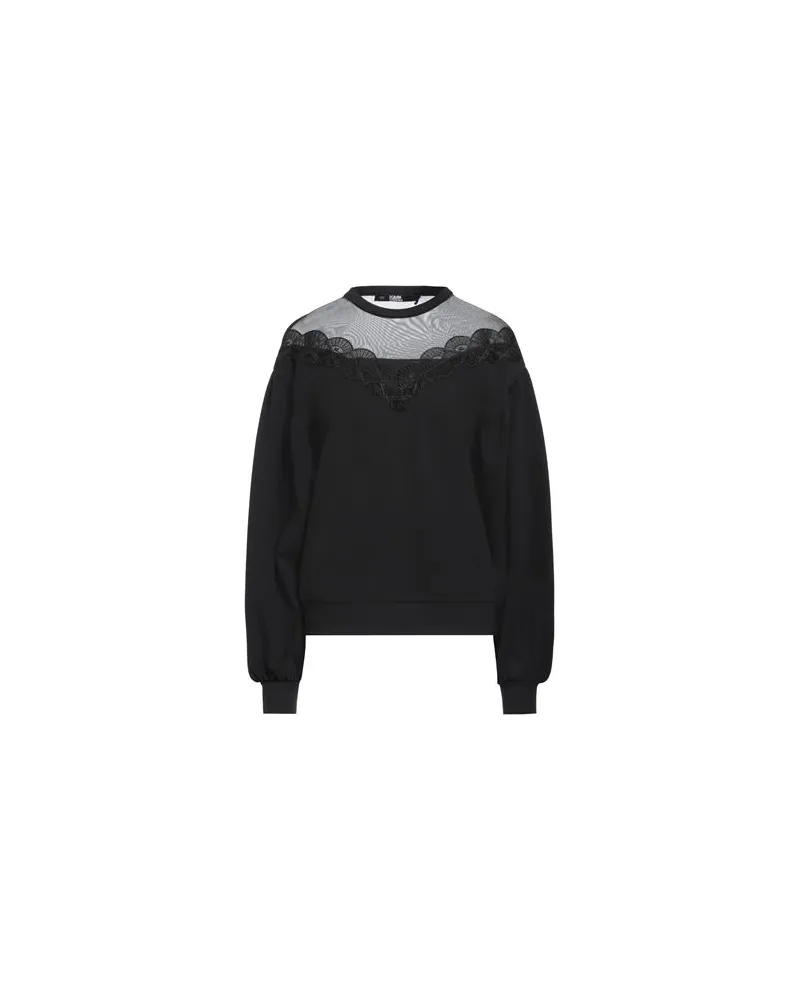 Karl Lagerfeld TOPS - Sweatshirtsauf YOOX.COM Schwarz
