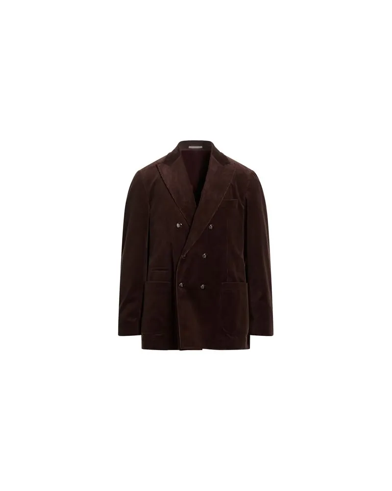Brunello Cucinelli ANZÜGE und CO-ORDS - Blazersauf YOOX.COM Dunkelbraun