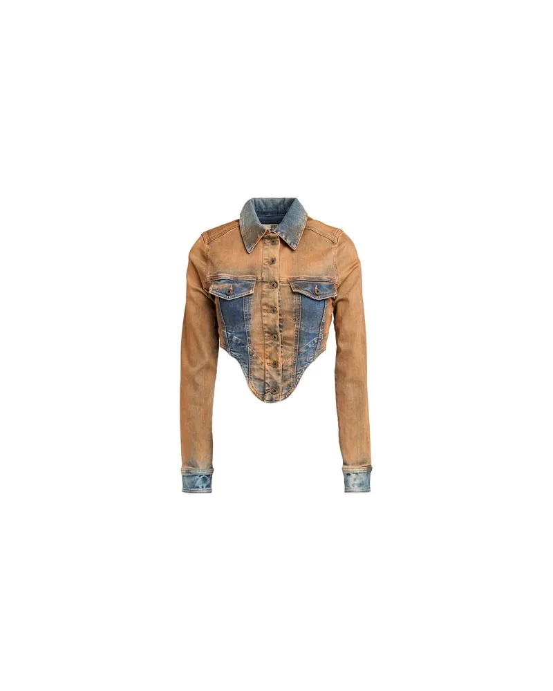 Charlotte Knowles JACKEN & MÄNTEL - Jeansjacken/Mäntelauf YOOX.COM Lederfarben