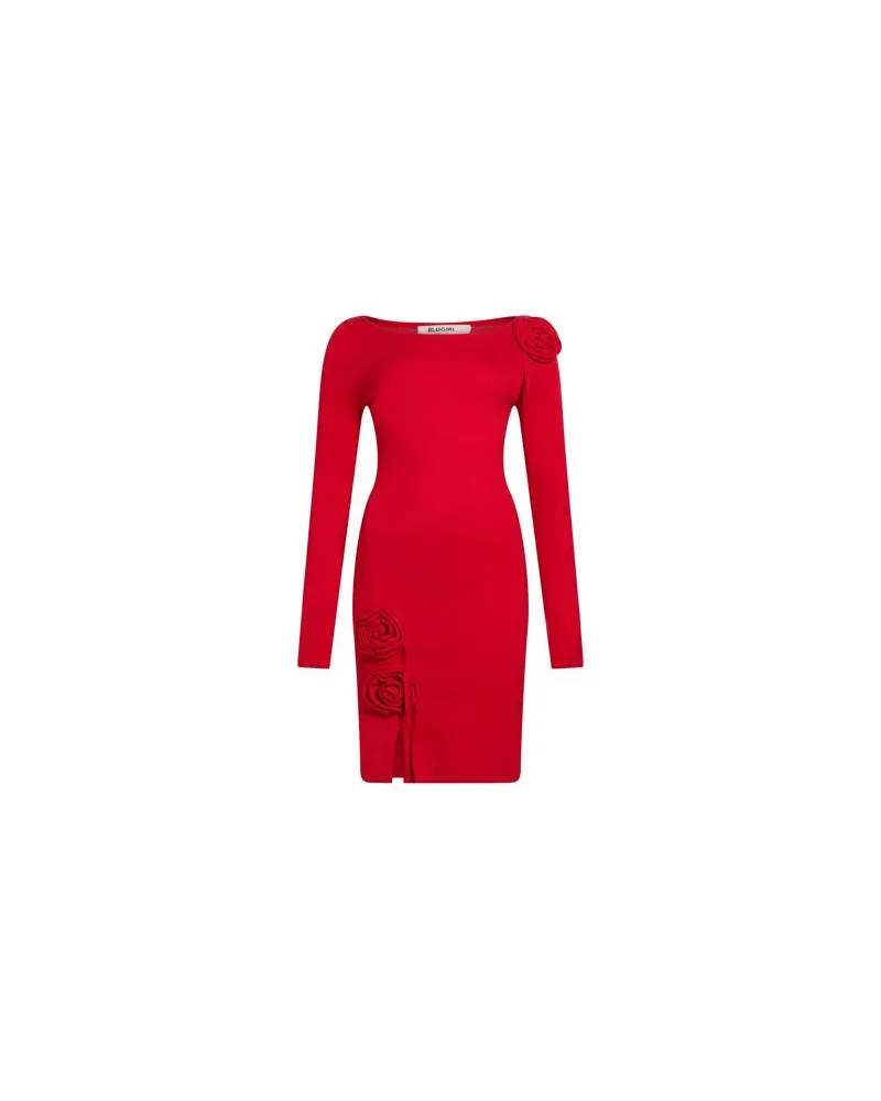 Blumarine KLEIDER - Midi-Kleiderauf YOOX.COM Tomatenrot