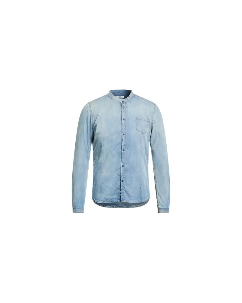 OFFICINA 36 TOPS - Jeanshemdenauf YOOX.COM Blau