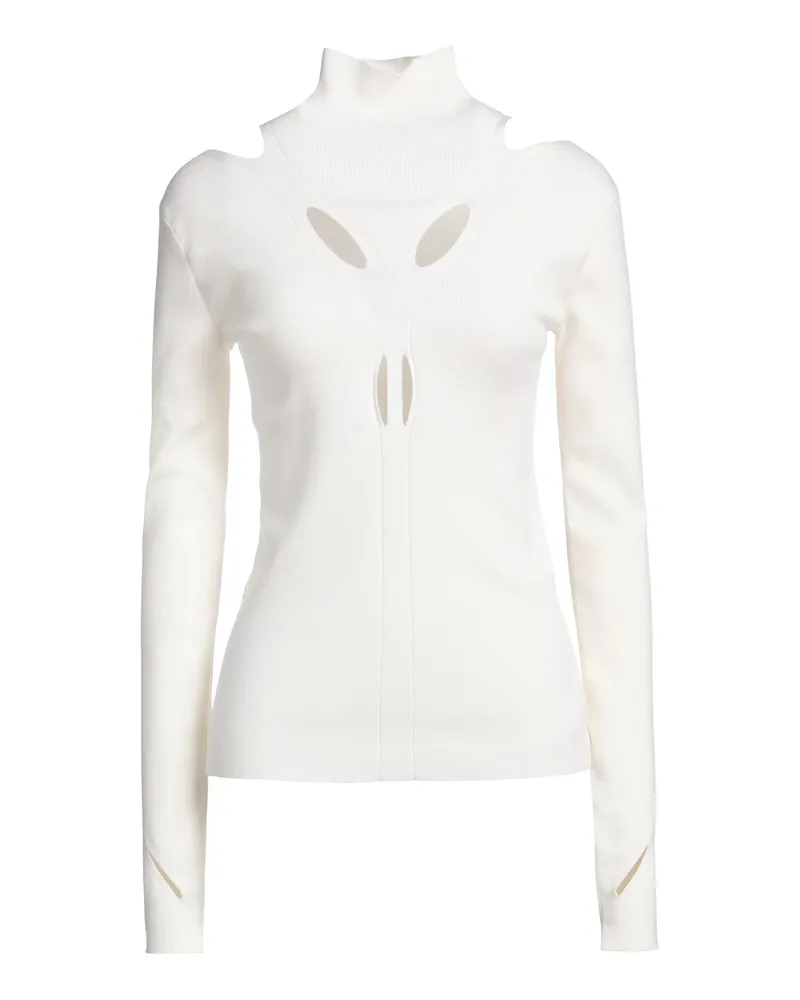 Dion Lee Rollkragenpullover Elfenbein