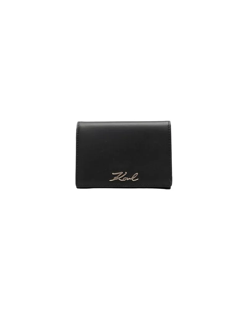 Karl Lagerfeld Kleinlederwaren - Brieftaschenauf YOOX.COM Schwarz