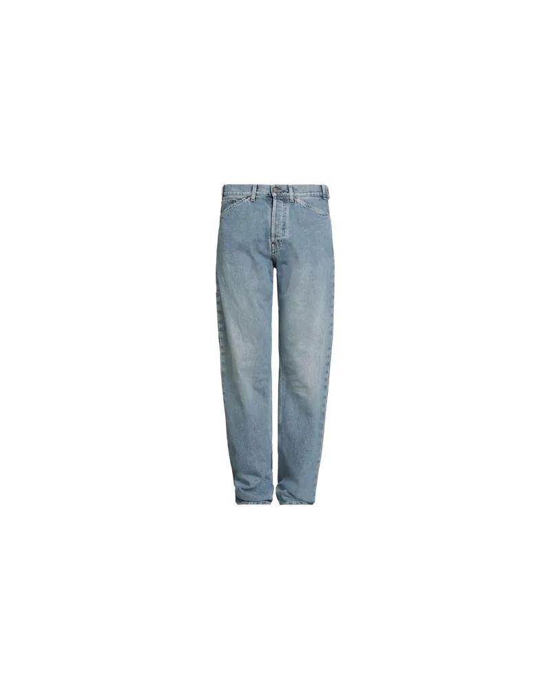 Moschino COUTURE - HOSEN & RÖCKE - Jeanshosenauf YOOX.COM Blau