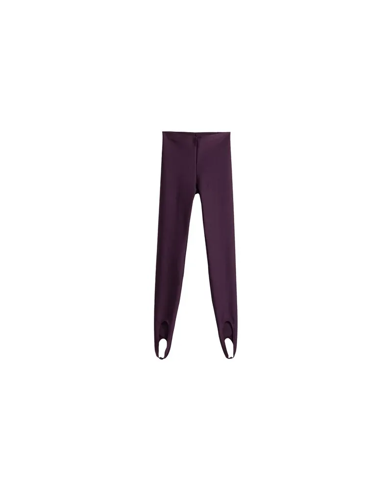 ANDAMANE HOSEN & RÖCKE - Leggingsauf YOOX.COM Pflaume
