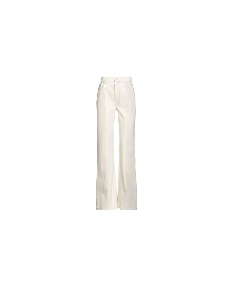 WANDLER HOSEN & RÖCKE - Jeanshosenauf YOOX.COM Elfenbein