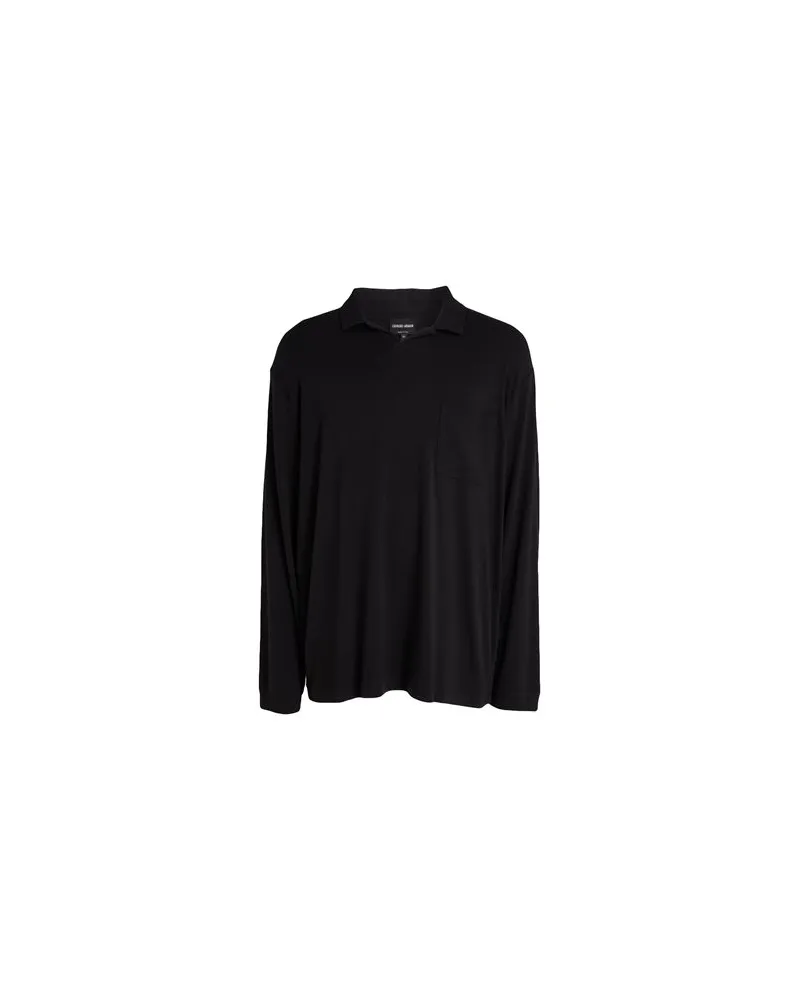 Giorgio Armani TOPS - Poloshirtsauf YOOX.COM Schwarz