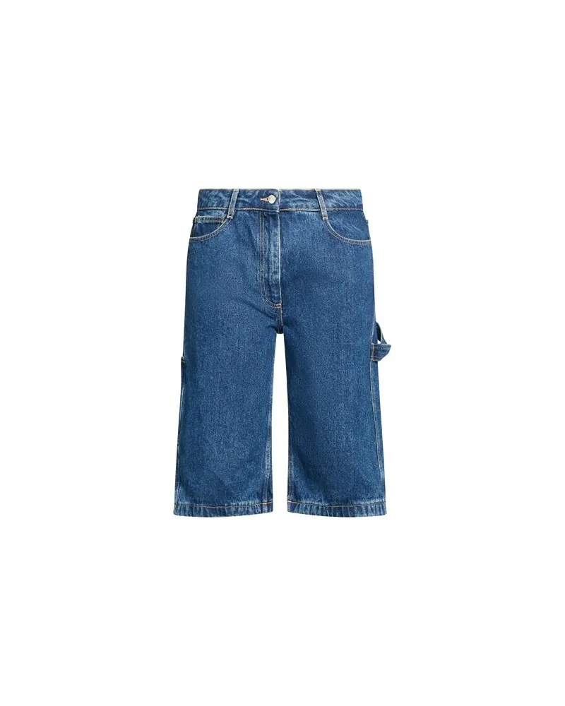 Saks Potts HOSEN & RÖCKE - Jeansshortsauf YOOX.COM Blau