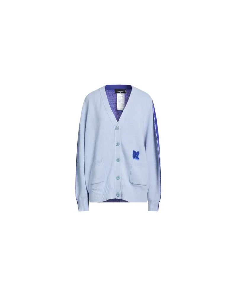 Dsquared2 STRICKWAREN - Strickjackenauf YOOX.COM Himmelblau