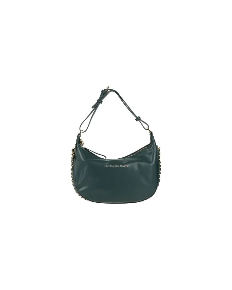 LA FILLE des FLEURS TASCHEN - Handtaschenauf YOOX.COM Dunkelgrün