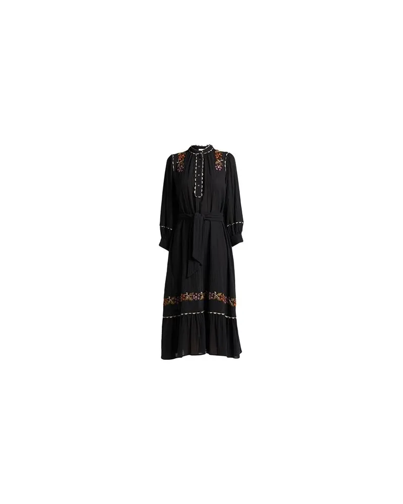 Antik Batik KLEIDER - Midi-Kleiderauf YOOX.COM Schwarz