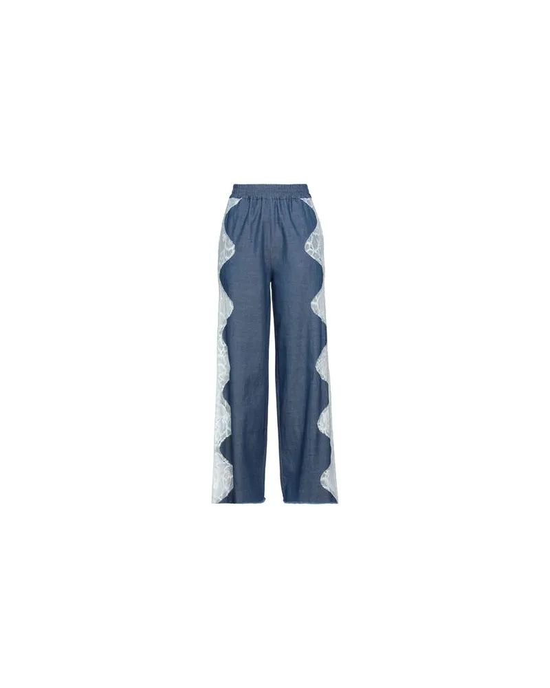 Pink Memories HOSEN & RÖCKE - Jeanshosenauf YOOX.COM Blau