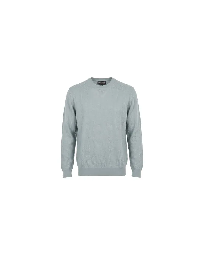 Emporio Armani STRICKWAREN - Pulloverauf YOOX.COM Himmelblau