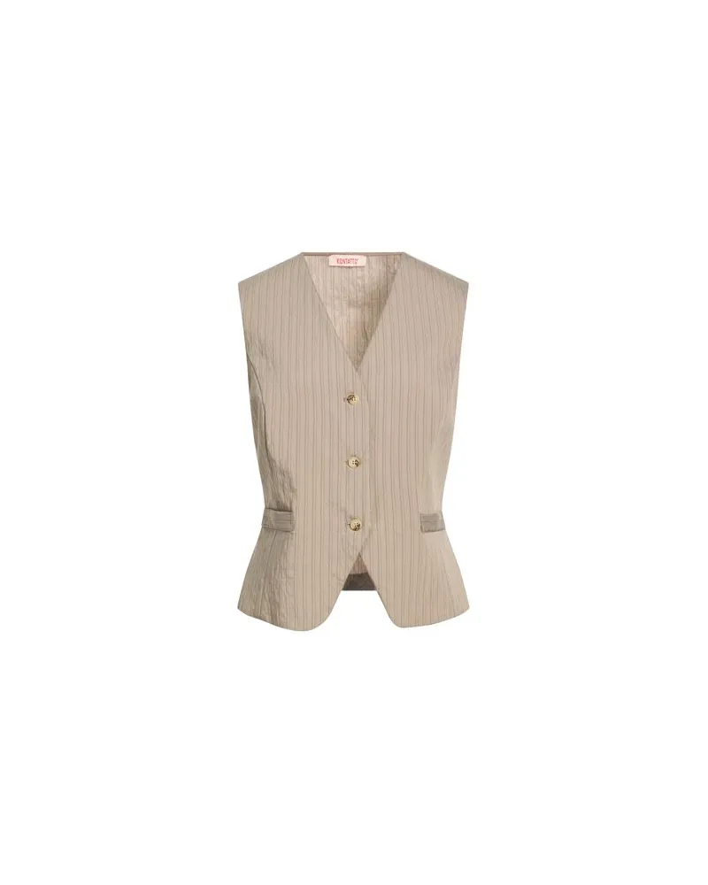 KONTATTO ANZÜGE und CO-ORDS - Couture-Westenauf YOOX.COM Maulwurfsgrau