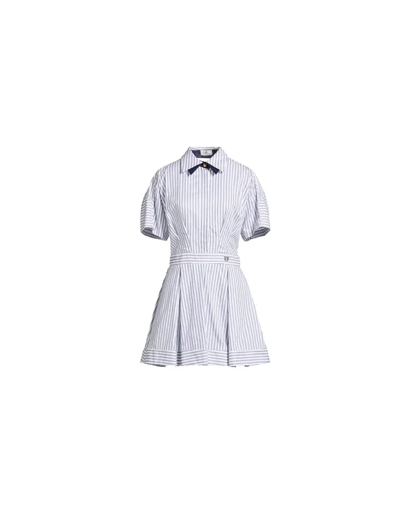 Elisabetta Franchi KLEIDER - Mini-Kleiderauf YOOX.COM Blau