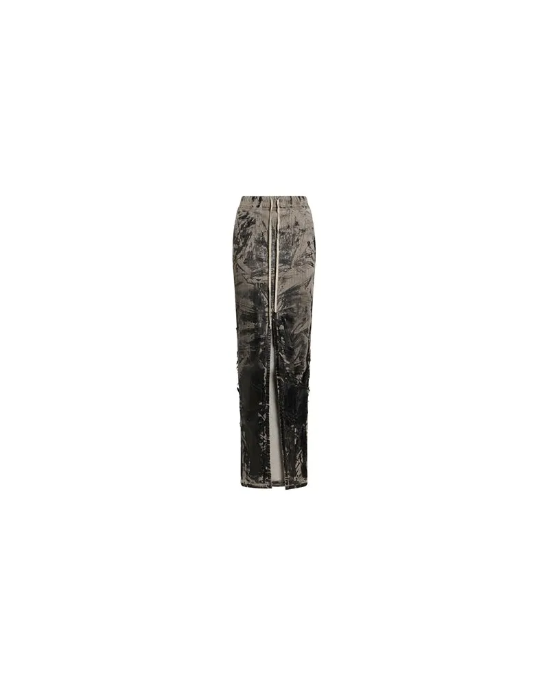DRKSHDW by Rick Owens HOSEN & RÖCKE - Jeansröckeauf YOOX.COM Grau