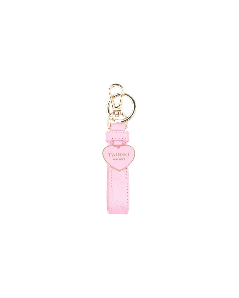 Twin-Set Kleinlederwaren - Schlüsselanhängerauf YOOX.COM Rosa
