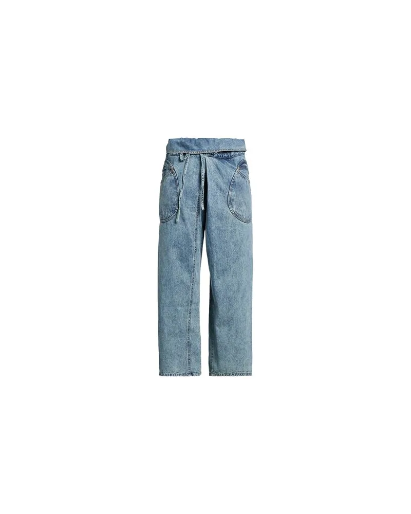 GIMAGUAS HOSEN & RÖCKE - Jeanshosenauf YOOX.COM Blau