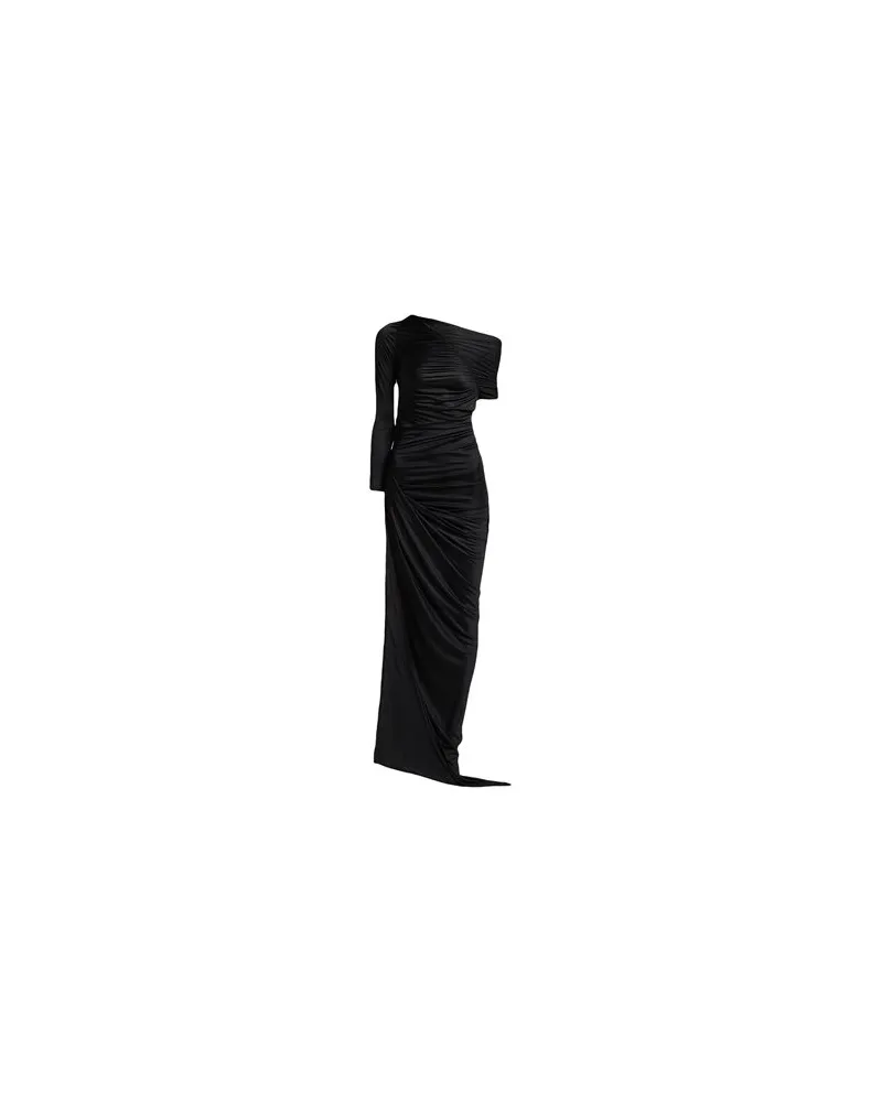 ATLEIN KLEIDER - Maxi-Kleiderauf YOOX.COM Schwarz