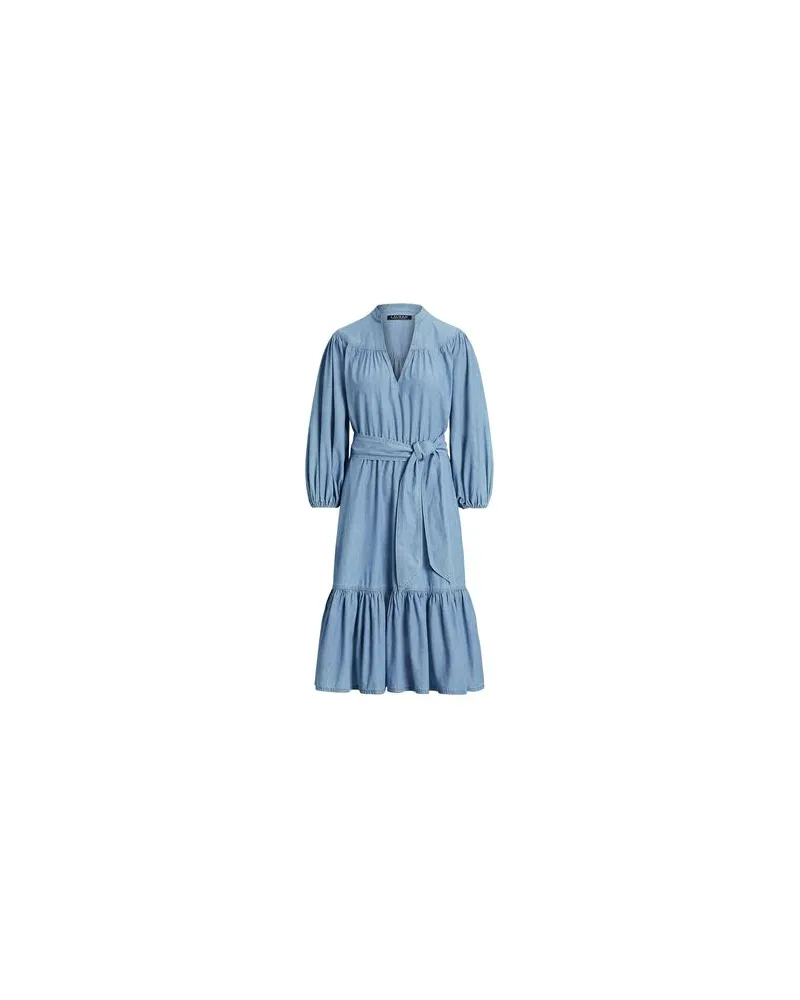 Ralph Lauren KLEIDER - Midi-Kleiderauf YOOX.COM Blau