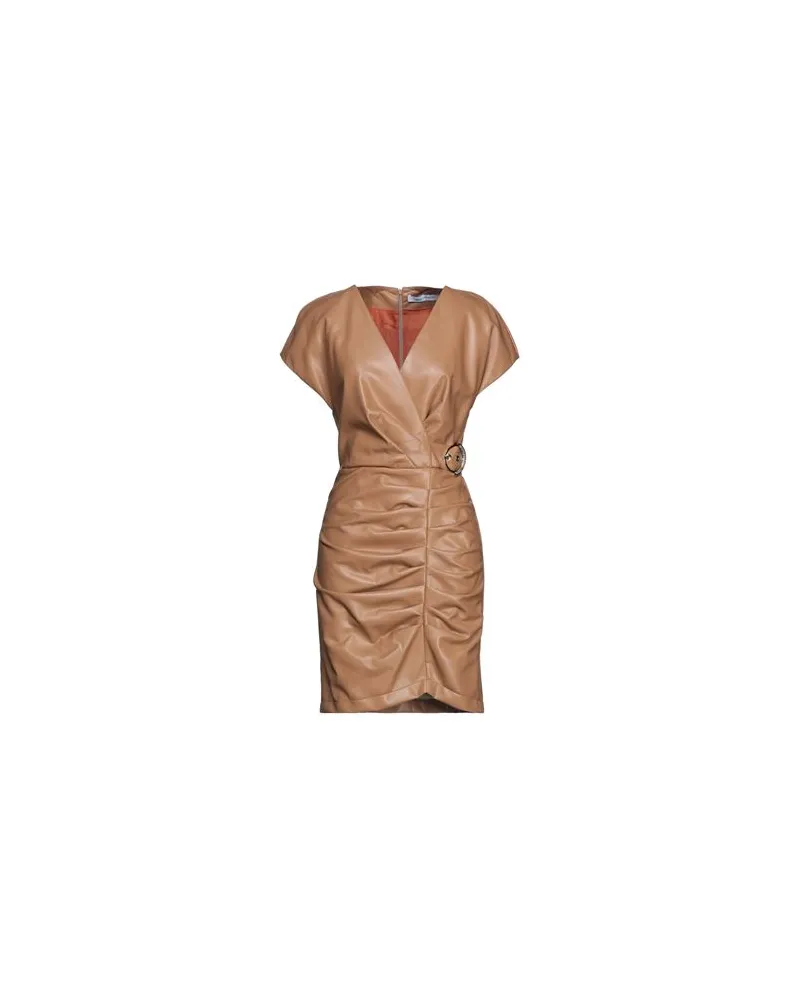 Simona Corsellini KLEIDER - Mini-Kleiderauf YOOX.COM Braun