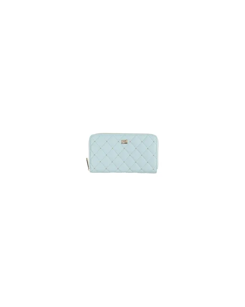 Roberto Cavalli Kleinlederwaren - Brieftaschenauf YOOX.COM Himmelblau