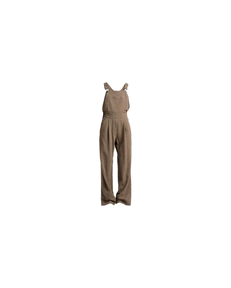 8PM CONSCIOUS - OVERALLS - Lange Overallsauf YOOX.COM Sand
