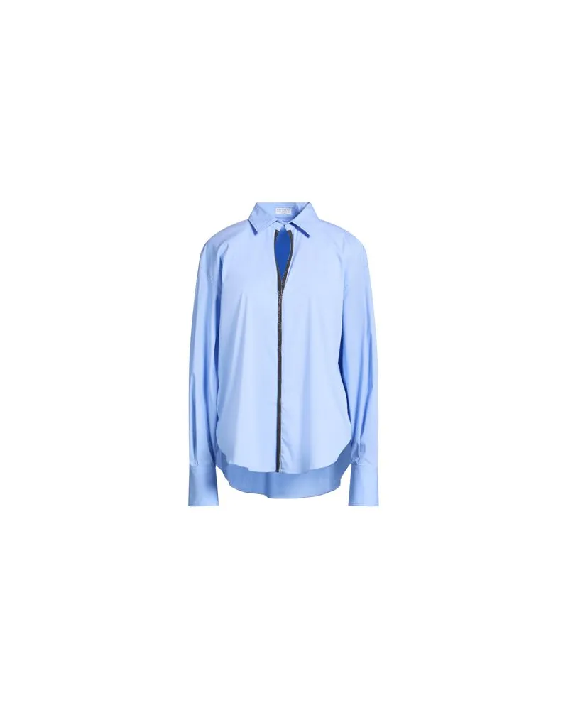 Brunello Cucinelli TOPS - Topsauf YOOX.COM Hellblau