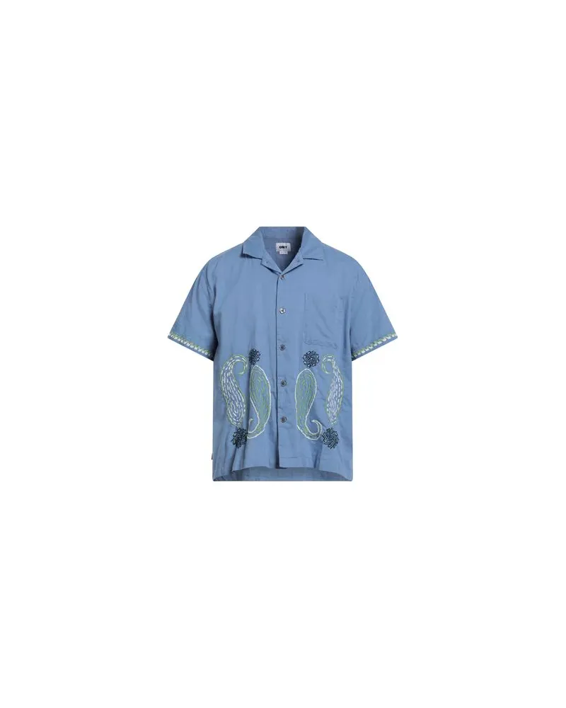 Obey TOPS - Hemdenauf YOOX.COM Hellblau