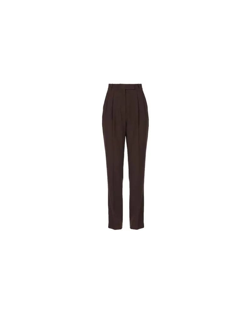 Pinko HOSEN & RÖCKE - Hosenauf YOOX.COM Dunkelbraun