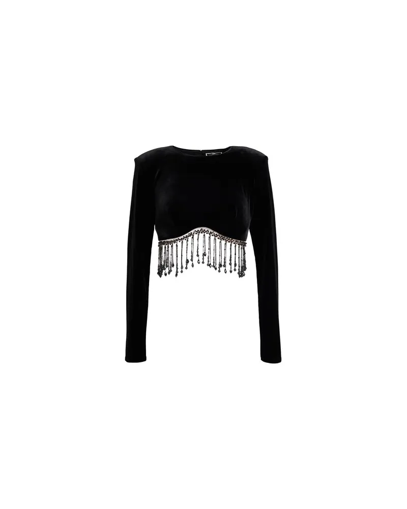 Elisabetta Franchi TOPS - Topsauf YOOX.COM Schwarz