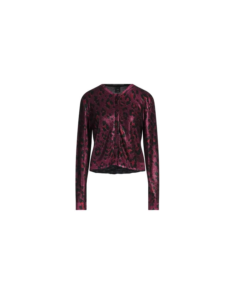 Pinko STRICKWAREN - Strickjackenauf YOOX.COM Fuchsia