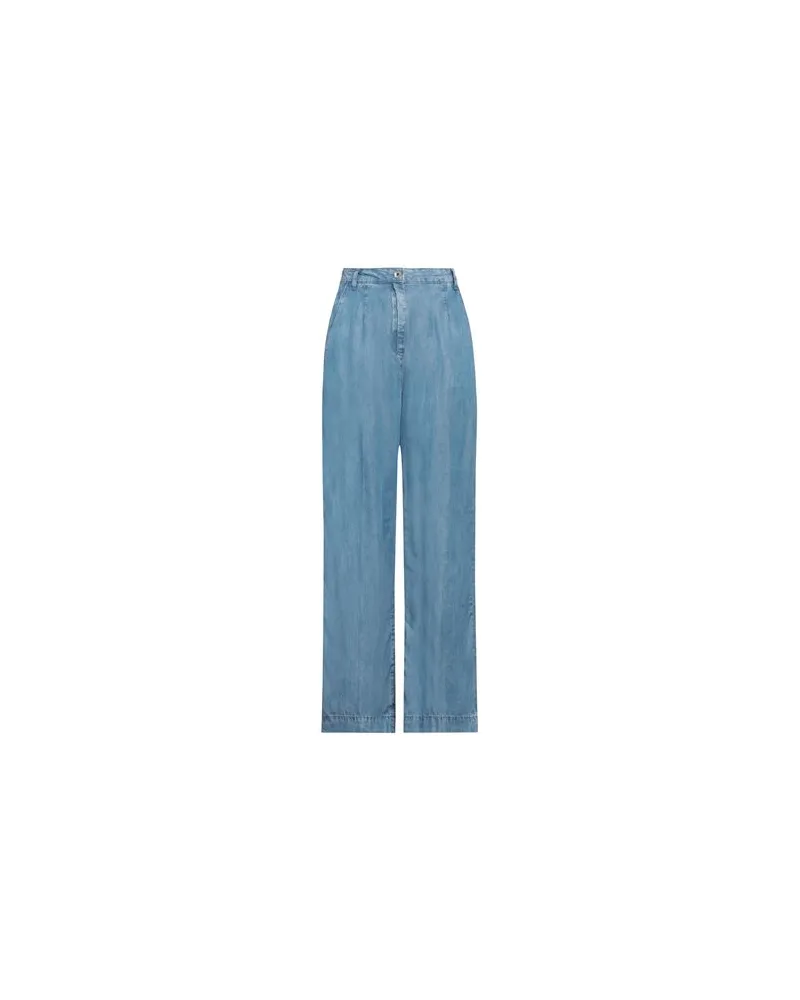 Patrizia Pepe HOSEN & RÖCKE - Jeanshosenauf YOOX.COM Blau