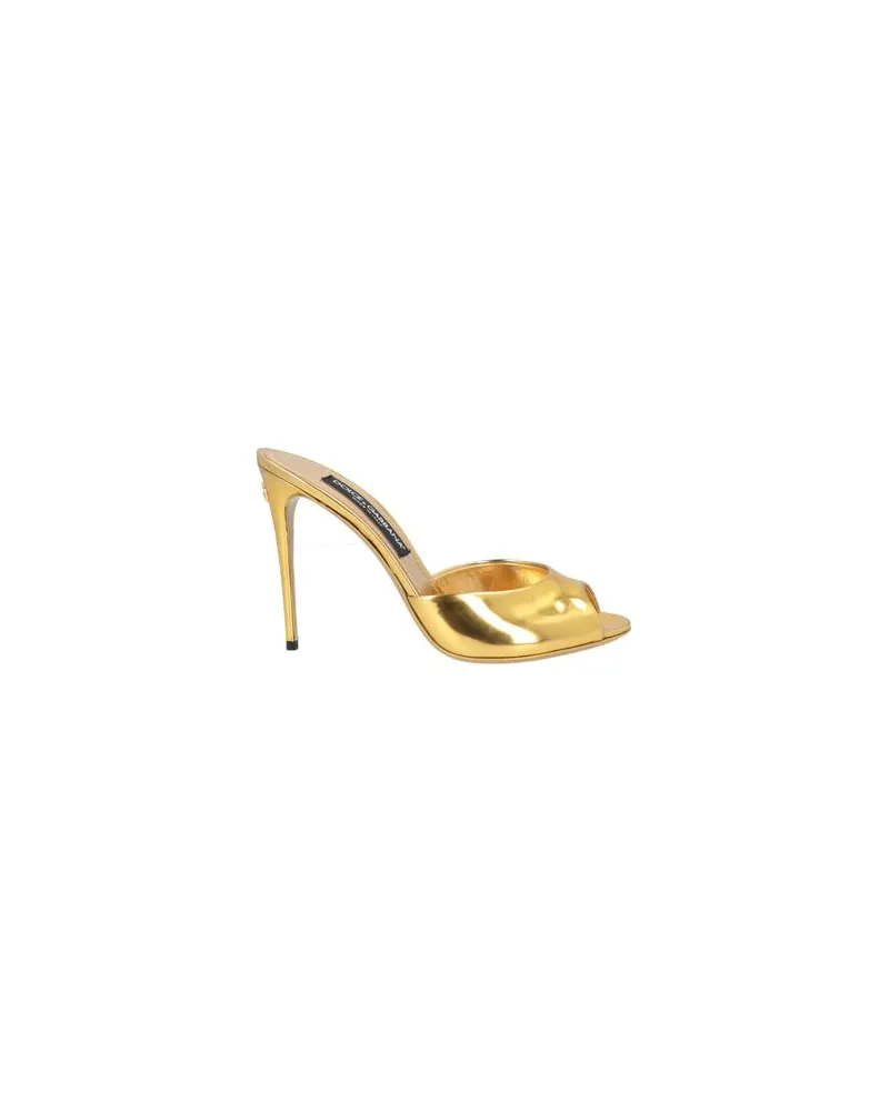 Dolce & Gabbana SCHUHE - Sandalenauf YOOX.COM Gold