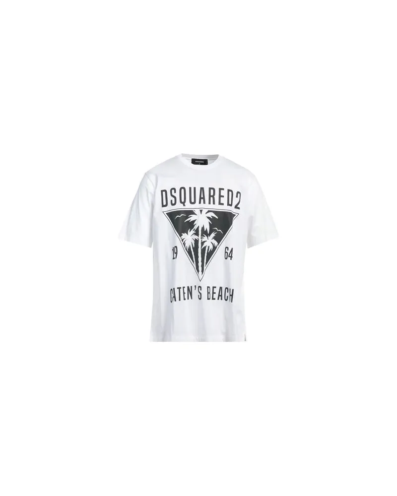 Dsquared2 TOPS - T-shirtsauf YOOX.COM Weiß