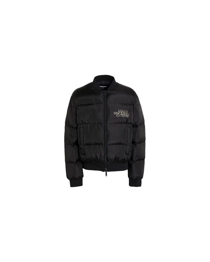 Dsquared2 JACKEN & MÄNTEL - Pufferjacken & Daunenjackenauf YOOX.COM Schwarz