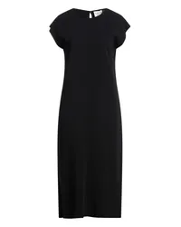 forte_forte Midi-Kleid Schwarz