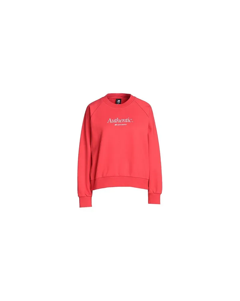 New Balance Athletics Icono-Graphic Crew Sweatshirt  - TOPS - Sweatshirtsauf YOOX.COM Rot